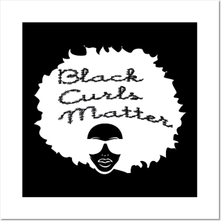 BLACK CURLS MATTER by AfreeKA -3 Posters and Art